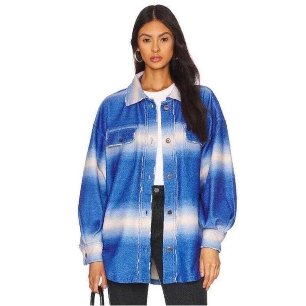 Free People Ruby Jacket Deep Sea Combo
